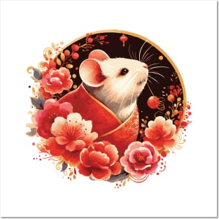 Chinese Zodiac Year of the Rat Posters and Art